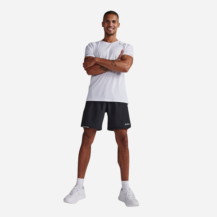 Áo Tay Ngắn Nam 2XU Aero - Trắng - Supersports Vietnam