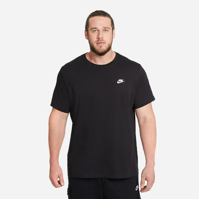 Áo Tay Ngắn Nam Nike Club - Đen - Supersports Vietnam