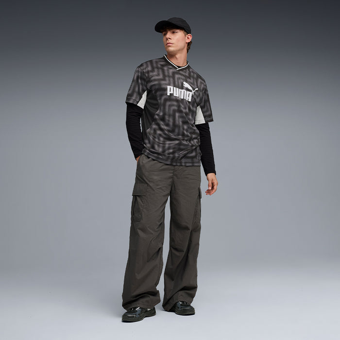 Áo Thun Đá Bóng Nam Puma Essentials Block Relaxed - Đen - Supersports Vietnam