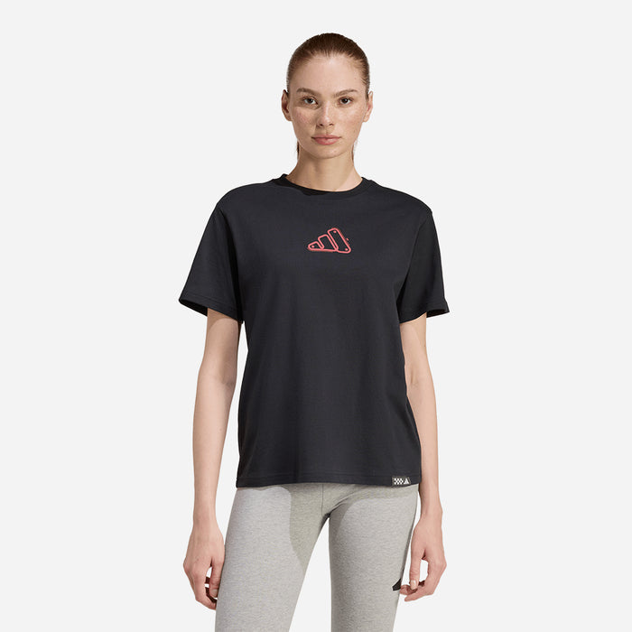Áo Thun Nữ Adidas Adrenaline Aesthetic Graphic - Đen - Supersports Vietnam