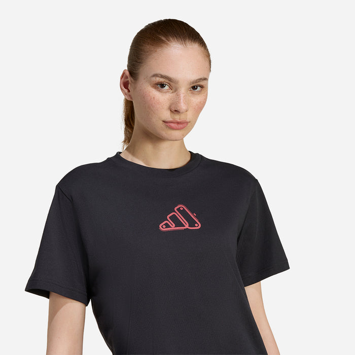 Áo Thun Nữ Adidas Adrenaline Aesthetic Graphic - Đen - Supersports Vietnam