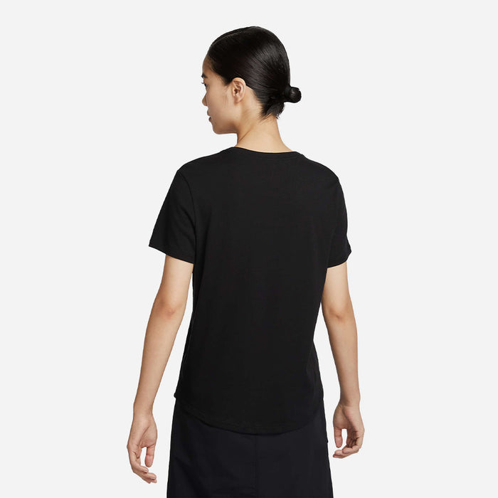 Áo Thun Nữ Nike Club - Đen - Supersports Vietnam