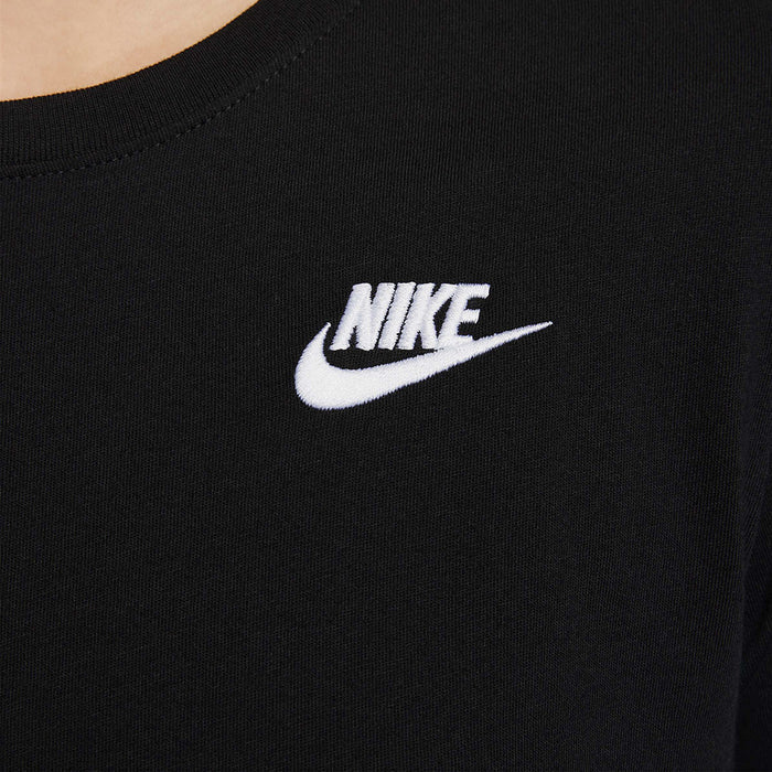 Áo Thun Nữ Nike Club - Đen - Supersports Vietnam