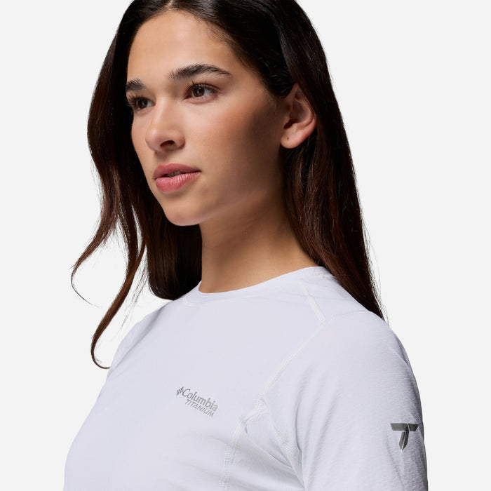 Áo Thun Nữ Columbia Diamond Peak Pro™ Short Sleeve - Trắng - Supersports Vietnam