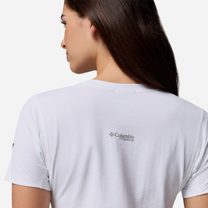 Áo Thun Nữ Columbia Diamond Peak Pro™ Short Sleeve - Trắng - Supersports Vietnam