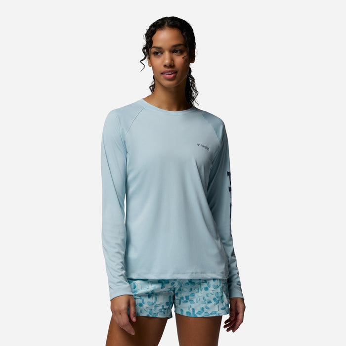 Áo Thun Nữ Columbia Tidal Tee™ II Long Sleeve - Xanh Dương - Supersports Vietnam
