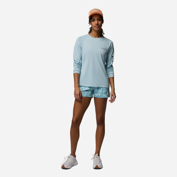 Áo Thun Nữ Columbia Tidal Tee™ II Long Sleeve - Xanh Dương - Supersports Vietnam