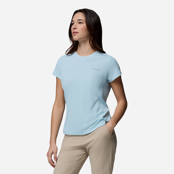 Áo Thun Nữ Columbia Zero Rules™ Light Short Sleeve Crew - Xanh Dương - Supersports Vietnam
