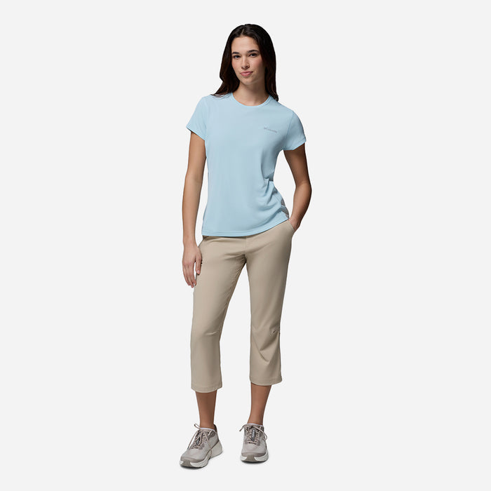Áo Thun Nữ Columbia Zero Rules™ Light Short Sleeve Crew - Xanh Dương - Supersports Vietnam