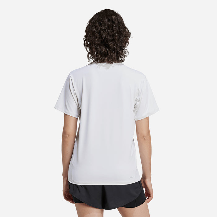 Áo Thun Nữ Adidas Designed For Training Go To - Trắng - Supersports Vietnam