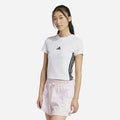 Áo Thun Nữ Adidas Essentials 3-Stripes Slim - Trắng - Supersports Vietnam