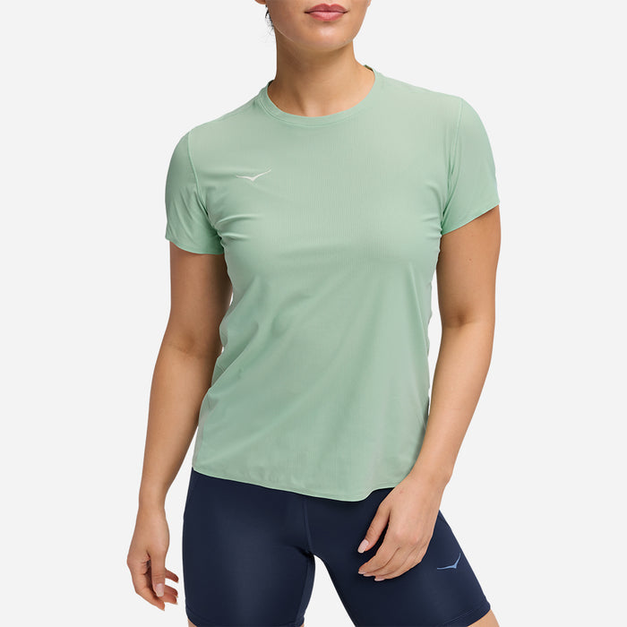 Áo Thun Nữ HOKA Airolite Short Sleeve 2.0 - Xanh Lá - Supersports Vietnam