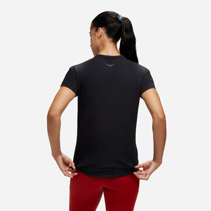 Áo Thun Nữ HOKA Essential - Đen - Supersports Vietnam