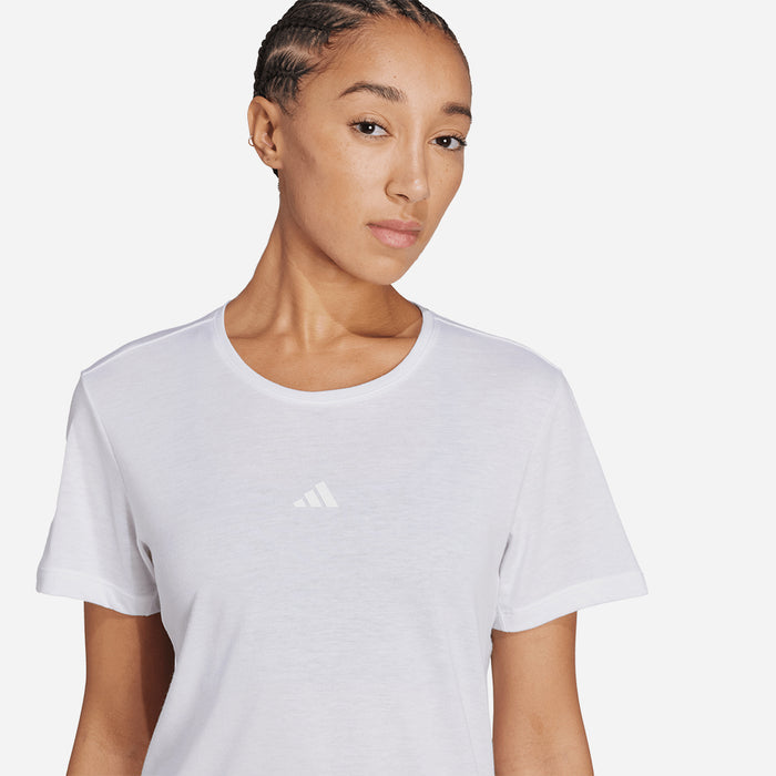 Áo Thun Nữ Adidas Motion Yoga Essentials - Trắng - Supersports Vietnam