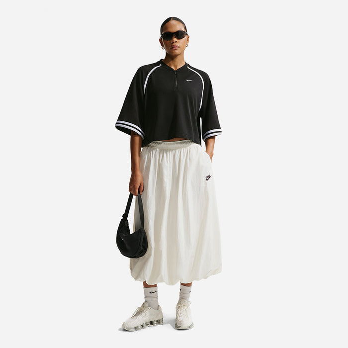 Áo Thun Nữ Nike Sportswear Oversized - Đen - Supersports Vietnam