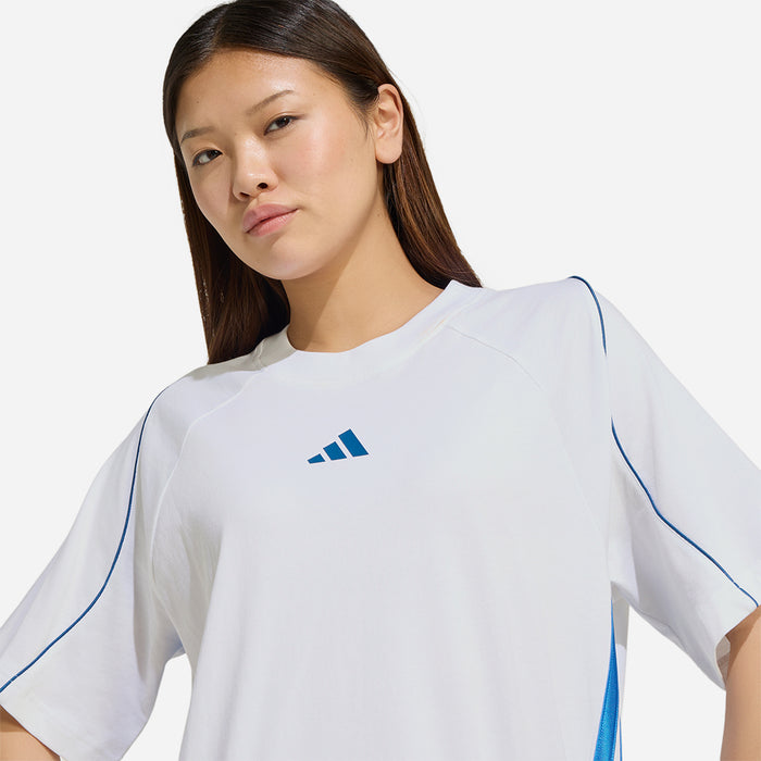 Áo Thun Nữ Adidas Stadium - Trắng - Supersports Vietnam