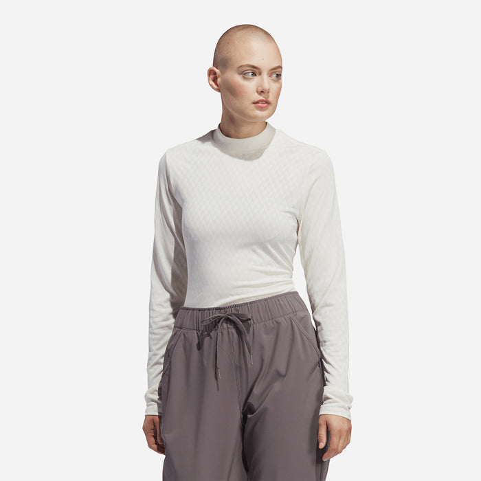 Áo Thun Nữ Adidas Ultimate365 Tour Heat.Rdy Mock Neck - Be - Supersports Vietnam