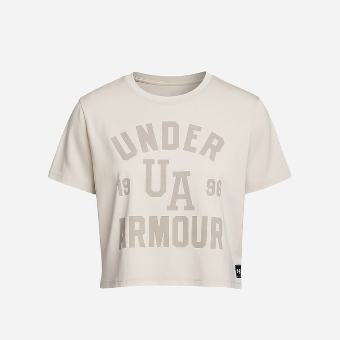 Áo Thun Nữ Under Armour Varsity Boxy Crop Short Sleeve - Supersports Vietnam