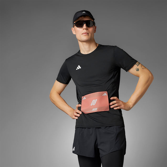 Áo Thun Nam Adidas Adizero Essentials Running - Đen - Supersports Vietnam