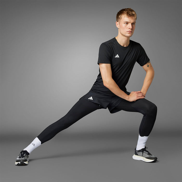 Áo Thun Nam Adidas Adizero Essentials Running - Đen - Supersports Vietnam