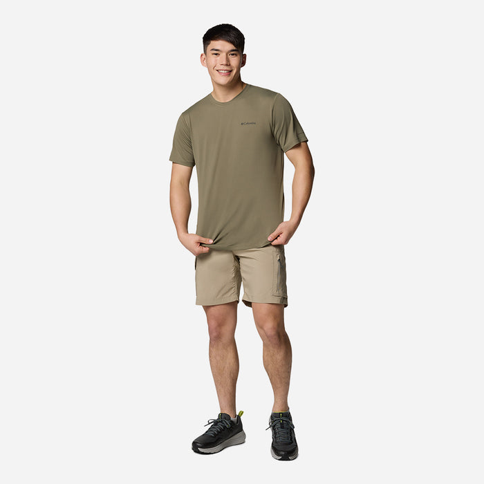 Áo Thun Nam Columbia Tech Trail™ Utility Short Sleeve Crew - Xanh Quân Đội - Supersports Vietnam