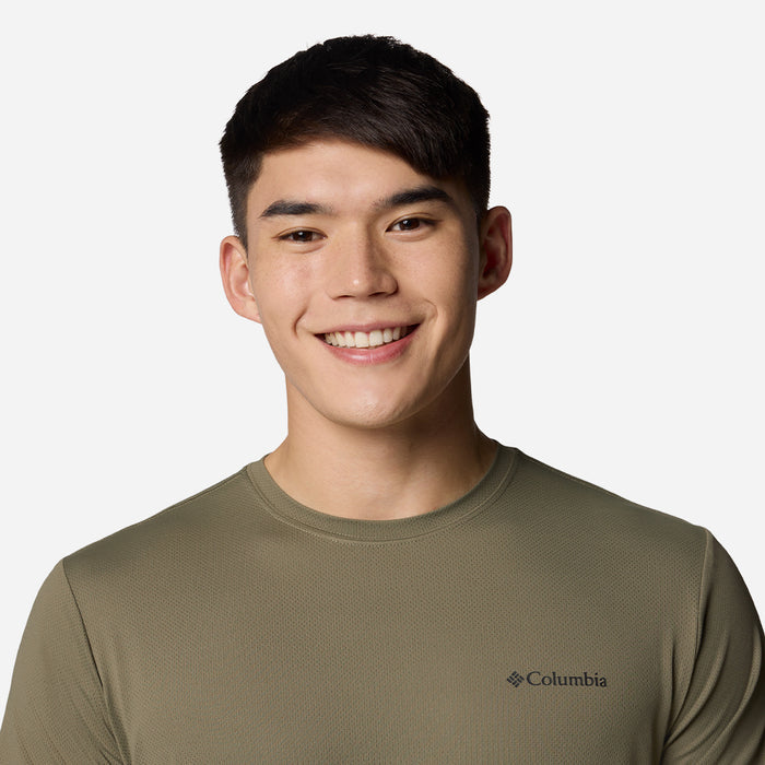 Áo Thun Nam Columbia Tech Trail™ Utility Short Sleeve Crew - Xanh Quân Đội - Supersports Vietnam