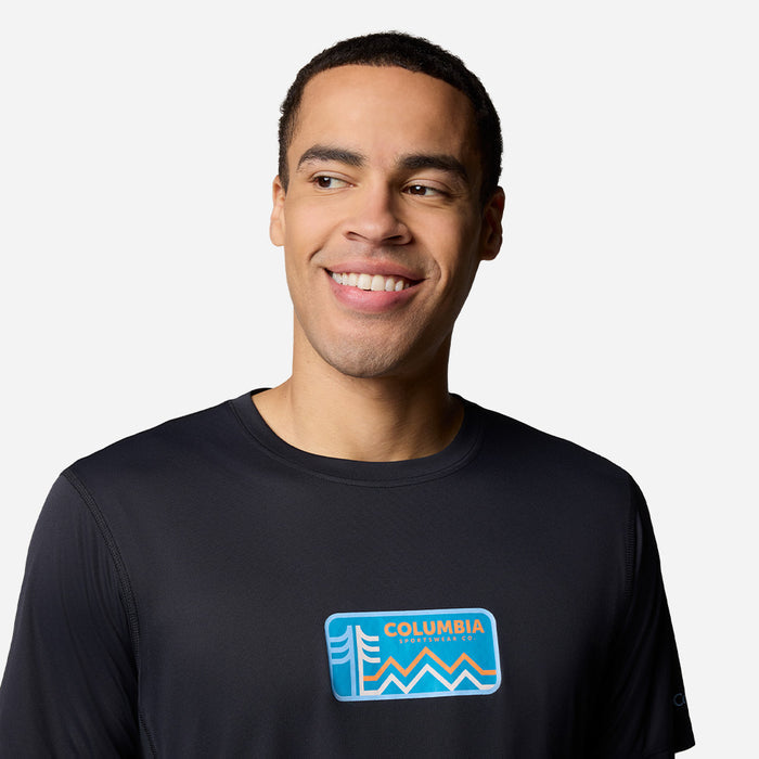 Áo Thun Nam Columbia Zero Rules™ Light Ss Graphic Crew - Đen - Supersports Vietnam