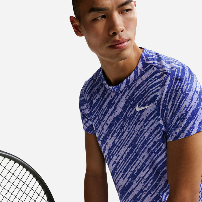 Áo Thun Nam Nike Court Victory Dri-Fit Print - Xanh Dương - Supersports Vietnam
