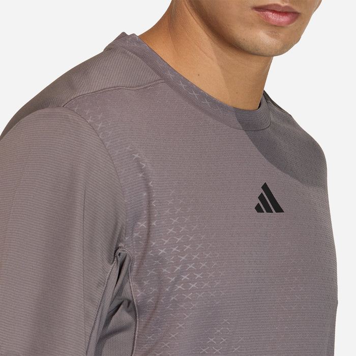 Áo Thun Nam Adidas D4T Primelift 3 Stripes - Nâu - Supersports Vietnam