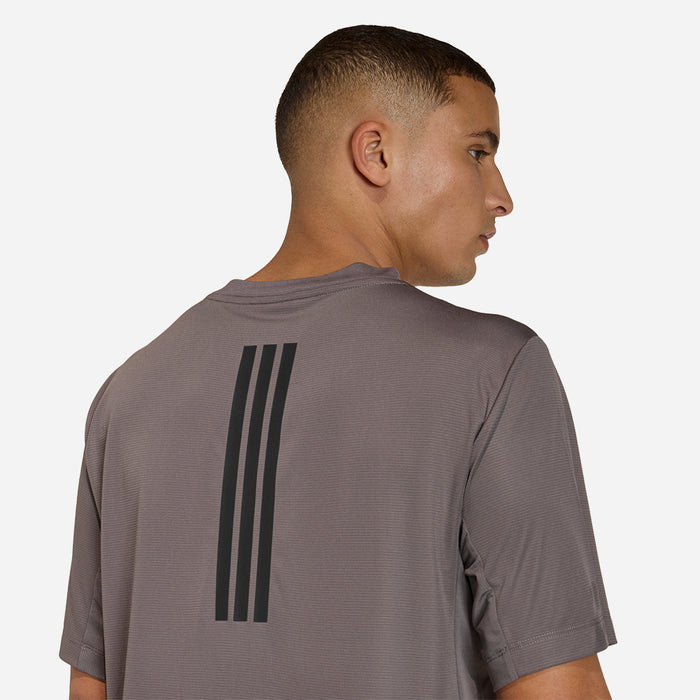 Áo Thun Nam Adidas D4T Primelift 3 Stripes - Nâu - Supersports Vietnam
