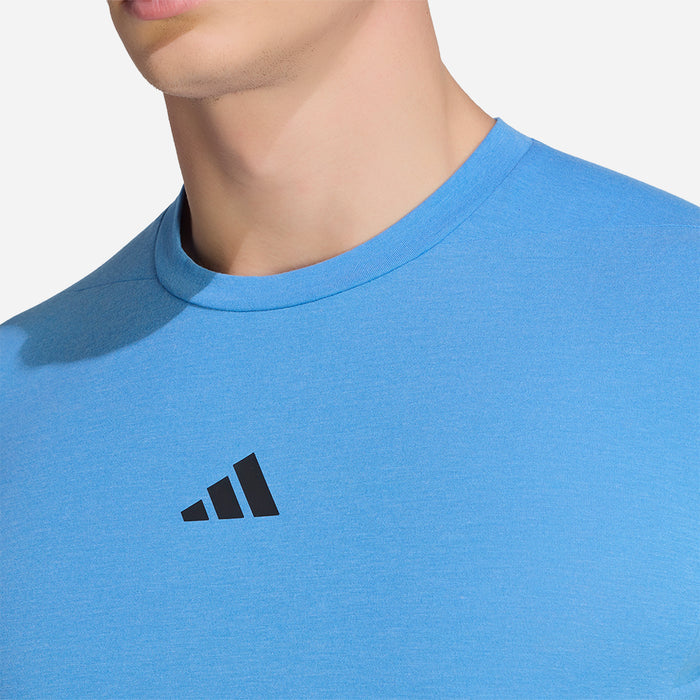 Áo Thun Nam Adidas Designed For Training Workout - Xanh Dương - Supersports Vietnam
