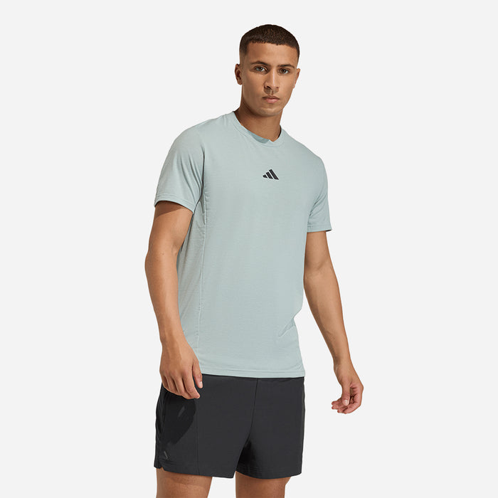 Áo Thun Nam Adidas Designed For Training Workout - Xanh Mint - Supersports Vietnam