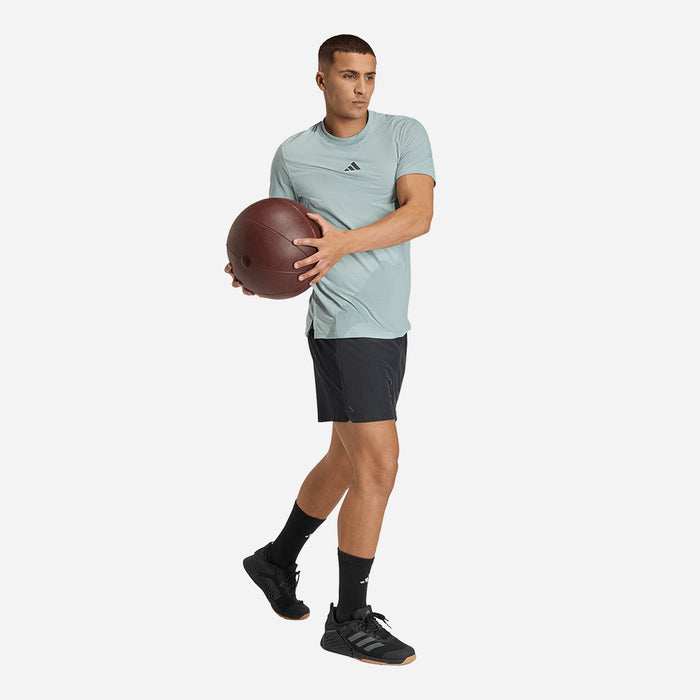 Áo Thun Nam Adidas Designed For Training Workout - Xanh Mint - Supersports Vietnam