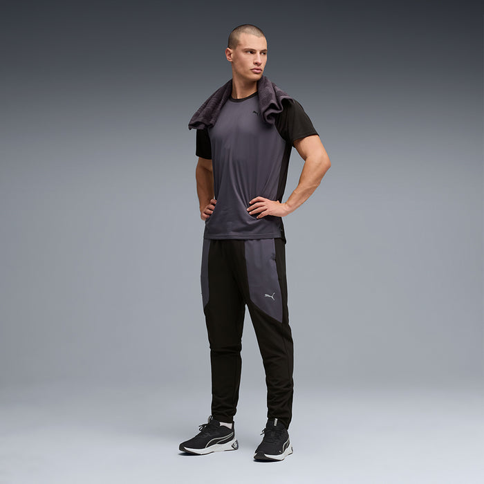 Áo Thun Nam Puma Pwrtrain Fabric Mix - Xám - Supersports Vietnam
