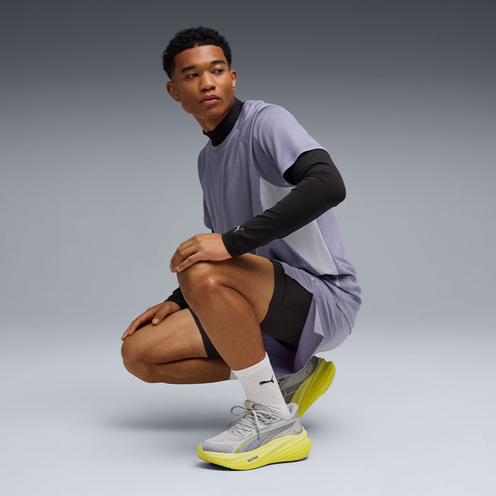 Áo Thun Nam Puma Run Velocity Poly - Tím - Supersports Vietnam