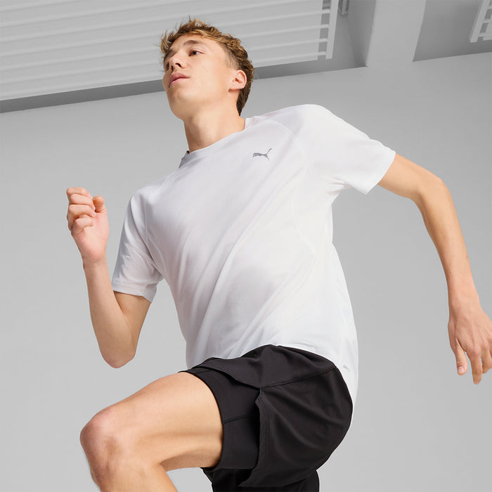 Áo Thun Nam Puma Run Velocity Poly - Trắng - Supersports Vietnam