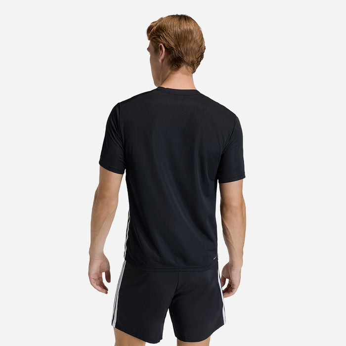 Áo Thun Nam Adidas Workout Essentials Base 3-Stripes - Đen - Supersports Vietnam