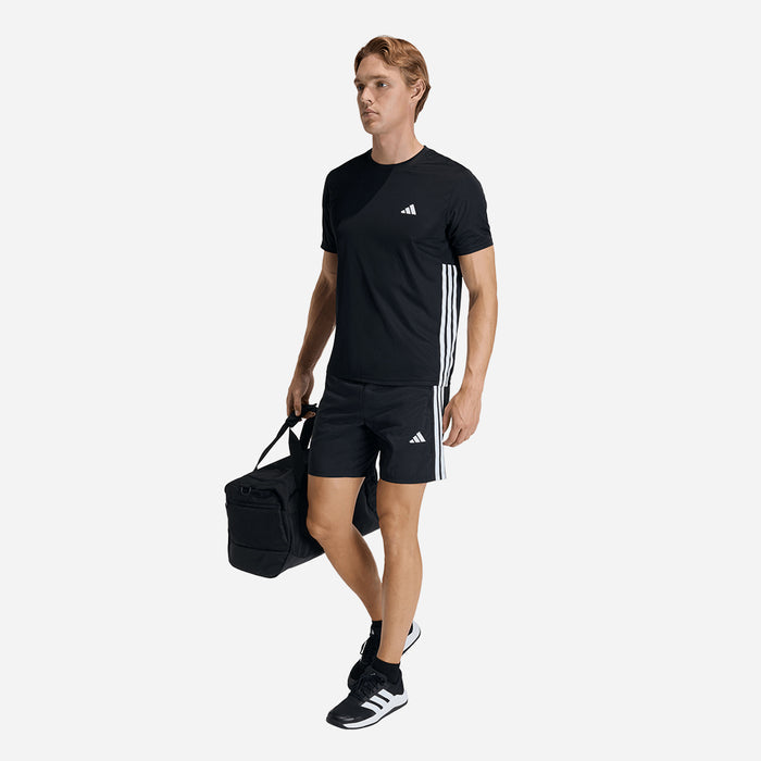 Áo Thun Nam Adidas Workout Essentials Base 3-Stripes - Đen - Supersports Vietnam