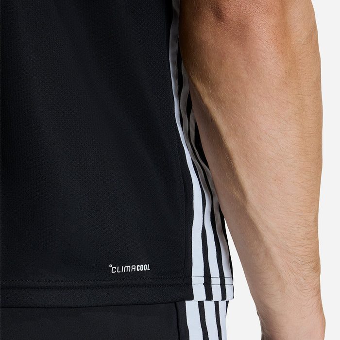 Áo Thun Nam Adidas Workout Essentials Base 3-Stripes - Đen - Supersports Vietnam