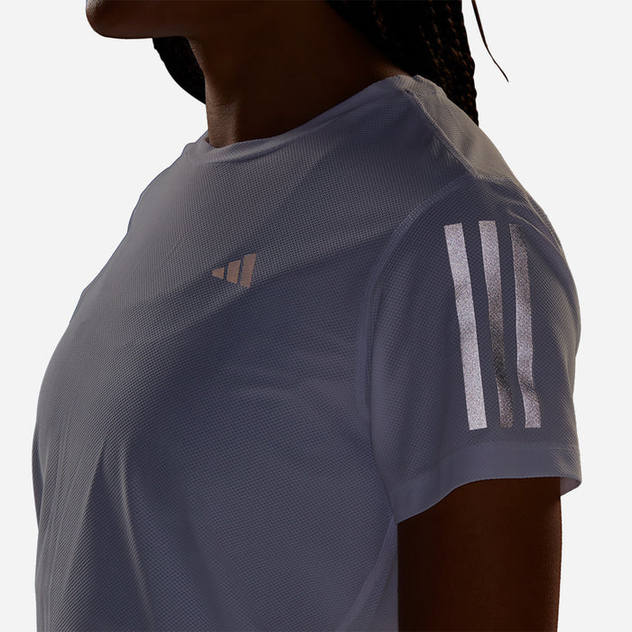 Áo Thun Tay Ngắn Nữ Adidas Own The Run - Trắng - Supersports Vietnam