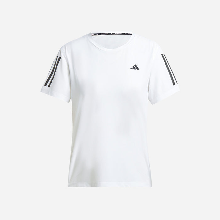 Áo Thun Tay Ngắn Nữ Adidas Own The Run - Trắng - Supersports Vietnam