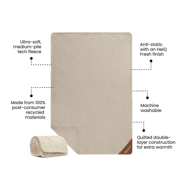 Rumpl Après Fleece 2 Person Blanket - Natural Cream Après Fleece 2 Person Blanket - Natural Cream | Rumpl Blankets For Everywhere Après Fleece