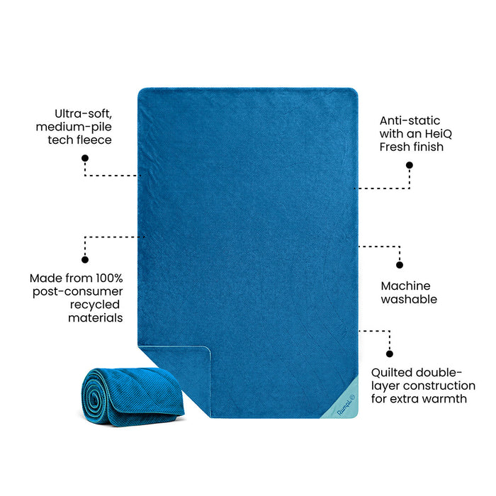 Rumpl Après Fleece Blanket - Seascape Blue Après Fleece Blanket - Seascape Blue | Rumpl Blankets For Everywhere Après Fleece
