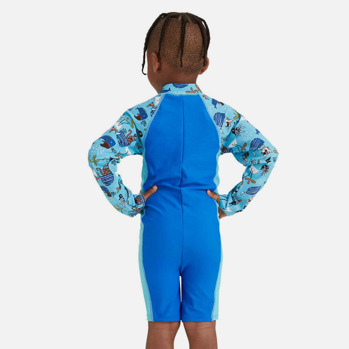 Bộ Đồ Bơi Bé Trai Zoggs Long Sleeve All In One - Xanh Dương - Supersports Vietnam