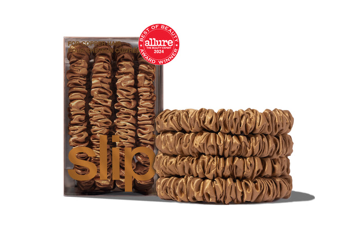 Back to Basics Copper Skinny Scrunchies