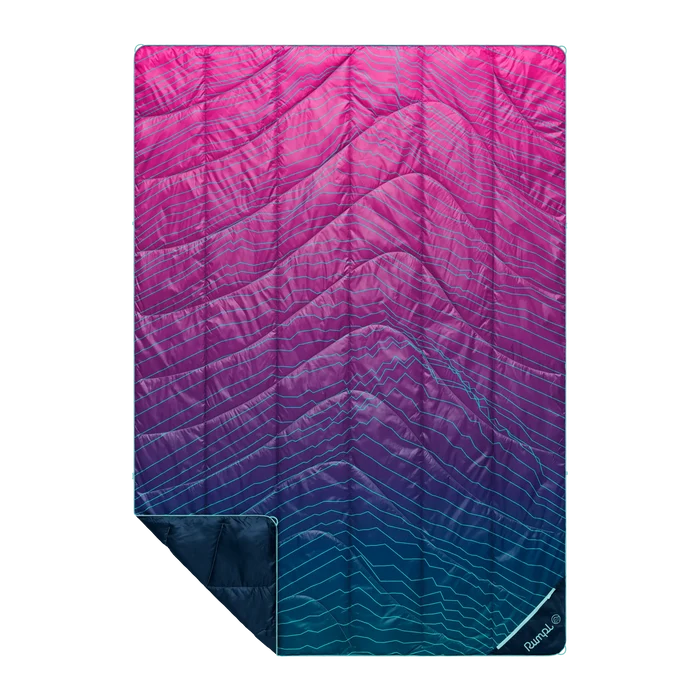Rumpl Backcountry Puffy Blanket - Moraine Backcountry Puffy Blanket - Moraine | Rumpl Blankets For Everywhere Printed Backcountry Puffy