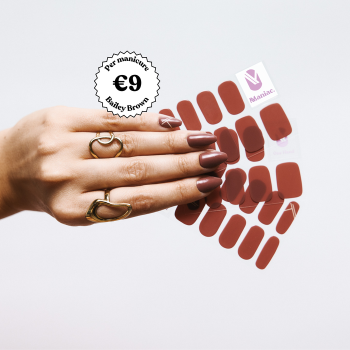 Bailey Brown - Maniac gel nail stickers