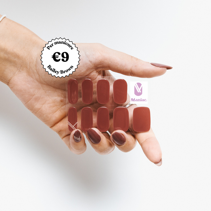 Bailey Brown - Maniac gel nail stickers