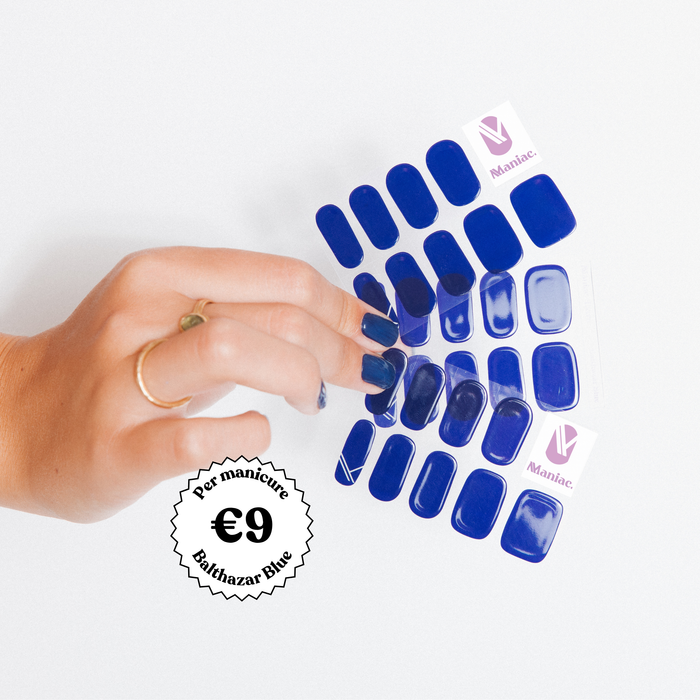 Balthazar Blue - Maniac gel nail stickers