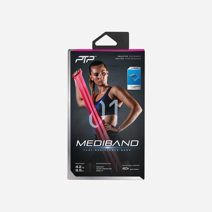 Băng Tập Đàn Hồi Ptp Mediband Ultra Light - Hồng - Supersports Vietnam